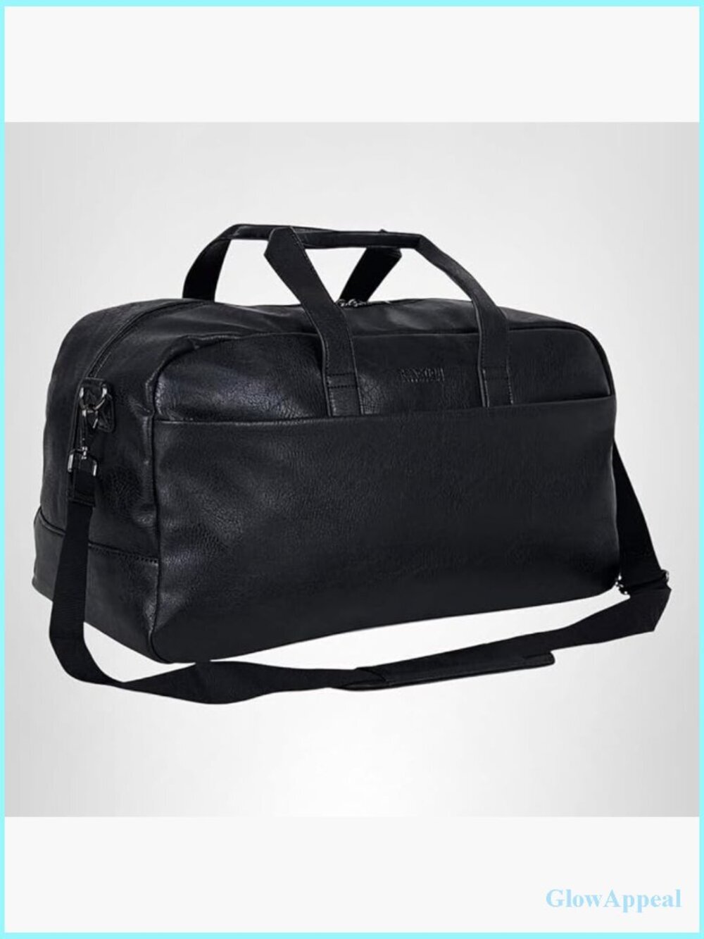 20" Duffel Travel Bag Faux Leather Carry On Shoulder Duffle